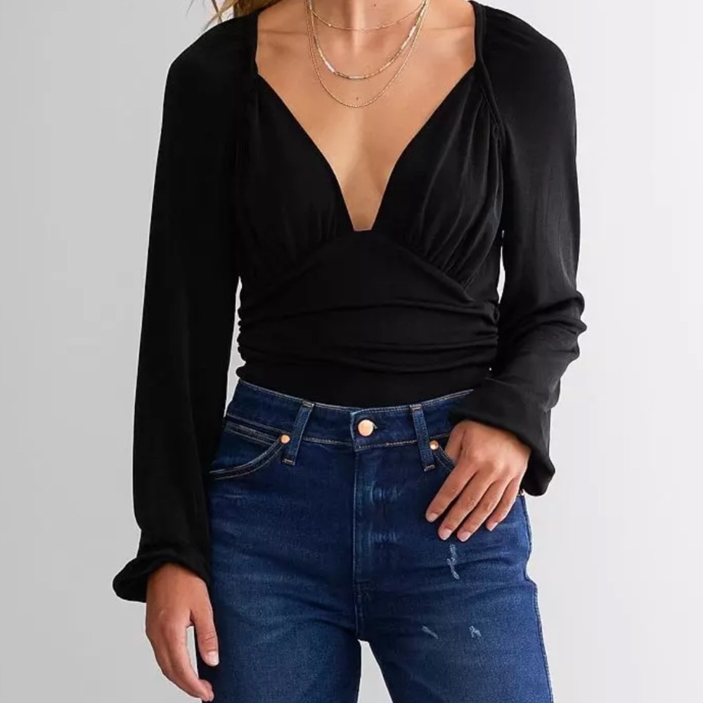 ‘In Your Arms’ Free People black bodysuit